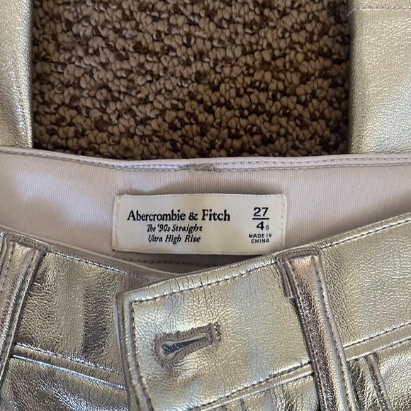 Abercrombie metallic high rise pant - Picture 5 of 6